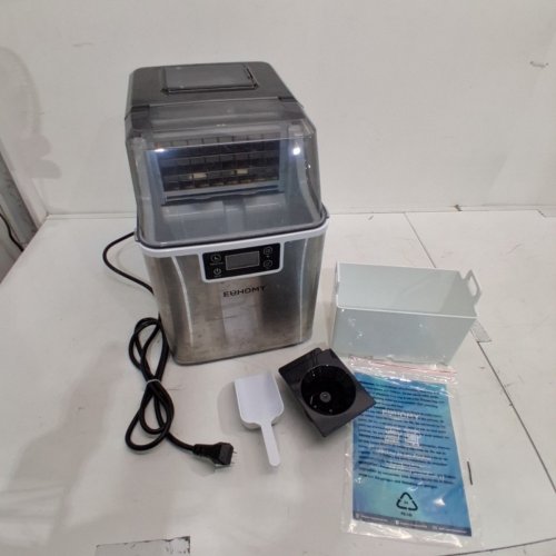 EUHOMY ICE CUBE MAKER MACHINE - 45LBS/DAY - SILVER/BLACK (MODEL: IM004-CSI-CAEH/IM-FP) image 3