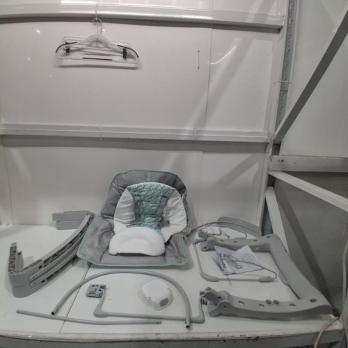 INGENUITY CONVERTME SWING-2-SEAT PORTABLE SWING - OM TO 9M - RAYLAN FASHION / GREY (MODEL: 12189-ES) image 3