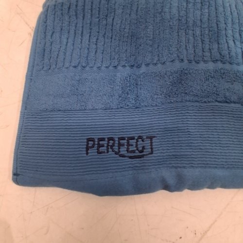 2PK 'PERFECT' BATH HAND TOWELS-30" X 13" - BLUE image 2