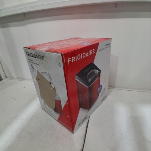 FRIGIDAIRE COMPACT ICE MAKER - MAKES 26LBS/DAY - METALLIC RED/BLACK (MODEL: EFIC117-SSRED-COM) image 8