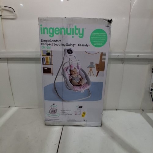INGENUITY SIMPLECOMFORT CRADLING SWING - CASSIDY - PLUG-IN SWING WITH SOOTHING VIBRATIONS (M# 11624-MEES)) image 7