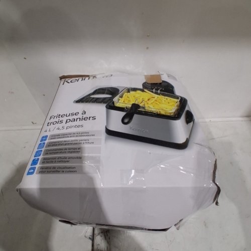 KENMORE ELECTRIC DEEP FRYER WITH 3 BASKETS - 4L (MODEL: KKDF3B) image 5
