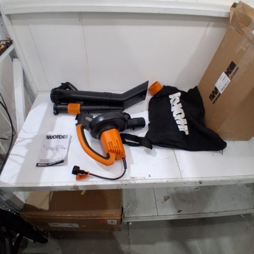 WORX TRIVAC 3-IN-ONE BLOWER/MULCHER/VACUUM WITH METAL IMPELLER AND COLLECTION BAG - 12AMP - 120V (MODEL: WG509) image 3