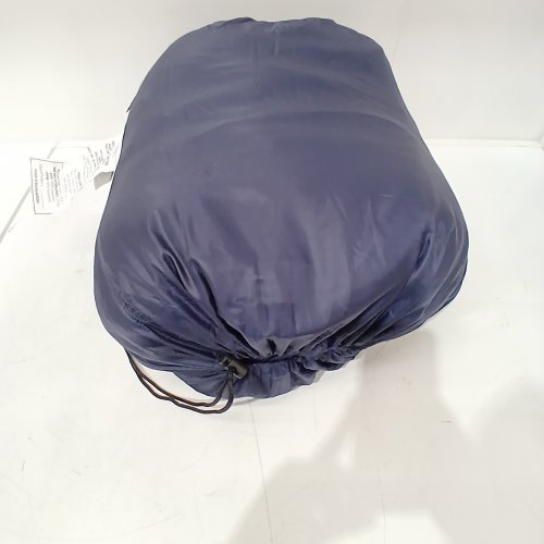 AMAZON BASICS TWO PERSON SLEEPING BAG WITH CARRYING BAG - 84" X 31.5" - NAVY BLUE image 5
