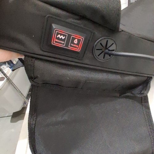 NICEC HEATED MASSAGE BLEACHER SEAT PAD - BLACK (MODEL: H-C) image 2