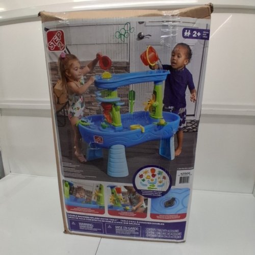 STEP2 DOUBLE SHOWERS SPLASH WATER TABLE - BLUE (MODEL: 421500) image 5