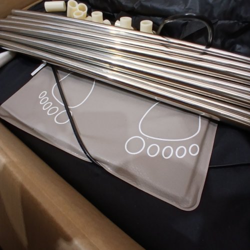 WILLOWYBE PORTABLE INFRARED HOME SAUNA TENT WITH FOOT HEATING PAD, CHAIR, AND LED WARM LIGHT - DRY SAUNA BOX - BLACK image 5