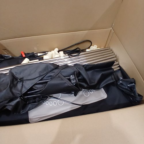 WILLOWYBE PORTABLE INFRARED HOME SAUNA TENT WITH FOOT HEATING PAD, CHAIR, AND LED WARM LIGHT - DRY SAUNA BOX - BLACK image 7