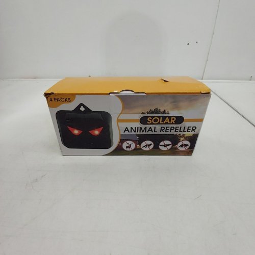 4PK THANOS SOLAR POWERED NOCTURNAL ANIMALS REPELLER WITH RED LED LIGHTS image 3