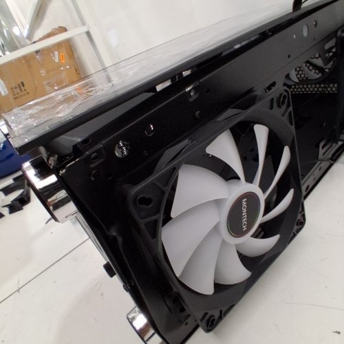 MONTECH ATX MID-TOWER GAMING CASE WITH TEMPERED GLASS- 3 X 140MM& 3 X 120MM FIXED RGB LIGHTING FANS - BLACK (MODEL: X3 MESH) image 8