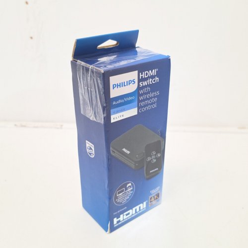 PHILIPS HDMI SWITCH WITH WIRELESS REMOTE CONTROL - UP TO 4 DEVICES - 1080P, 4K - BLACK (MODEL: SWV9484B/27) image 4