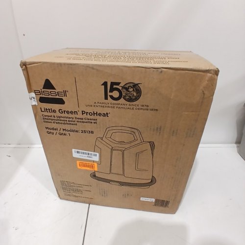 BISSELL LITTLE GREEN PORTABLE DEEP CLEANING VACUUM - 37OZ TANK MAX - GREEN/GREY (MODEL : 2513B) image 2