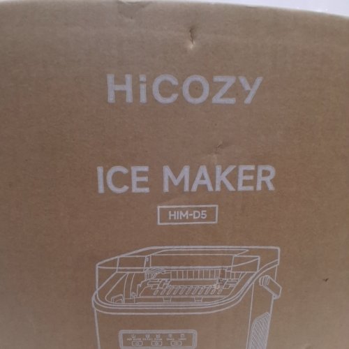 HICOZY CLEAR VIEW COUNTERTOP ICE MAKER- 26LBS -BLACK (MODEL: HIM-D5) image 2