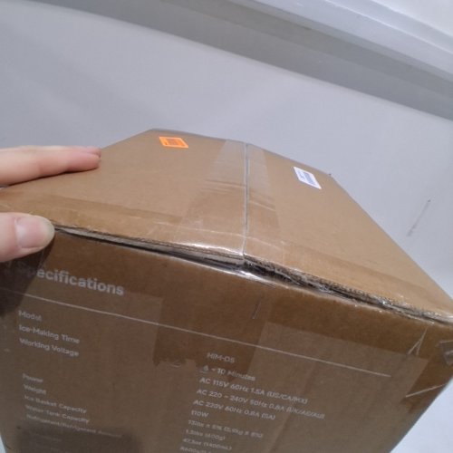 HICOZY CLEAR VIEW COUNTERTOP ICE MAKER- 26LBS -BLACK (MODEL: HIM-D5) image 4