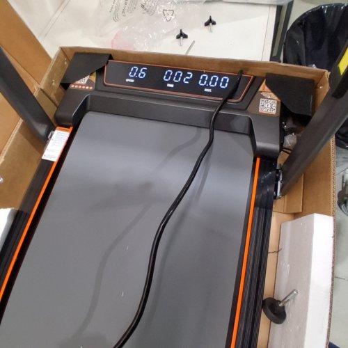 HSM FACTORY FOLDABLE EXERCISE TREADMILL - 2.0HP - BLACK (MODEL: HSM-T12C1) image 2