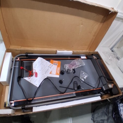 HSM FACTORY FOLDABLE EXERCISE TREADMILL - 2.0HP - BLACK (MODEL: HSM-T12C1) image 3