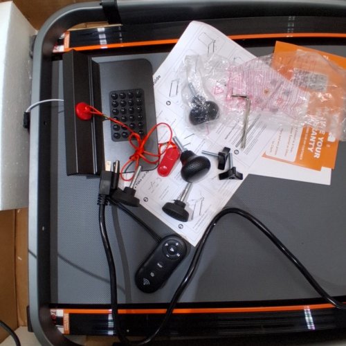 HSM FACTORY FOLDABLE EXERCISE TREADMILL - 2.0HP - BLACK (MODEL: HSM-T12C1) image 4