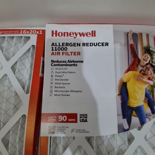 4PK HONEYWELL 11000 ALLERGEN REDUCER AIR FILTER - 16" X 20" X 1" image 3