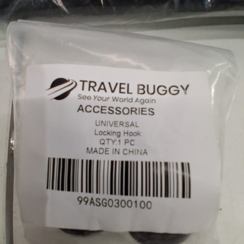 TRAVEL BUGGY UNIVERSAL BUMPER BLANKET AND LOCKING HOOK - 73" X 40.5" - BLACK image 3