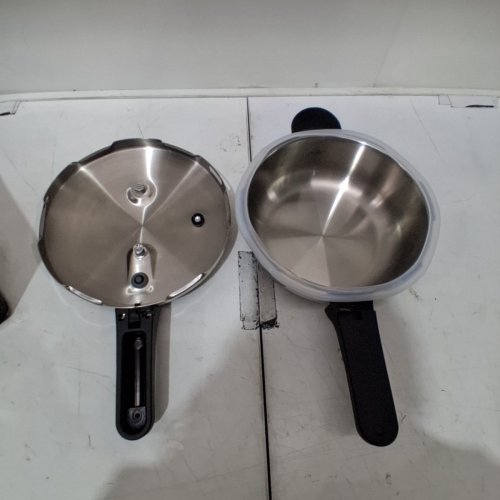 VERKA TRI-PLY BOTTOM PRESSURE COOKER - 3L - STAINLESS STEEL image 2