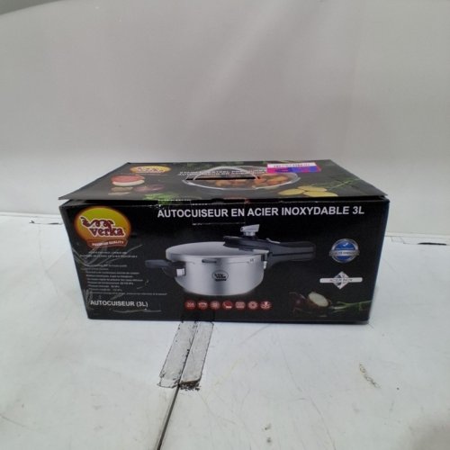 VERKA TRI-PLY BOTTOM PRESSURE COOKER - 3L - STAINLESS STEEL image 5