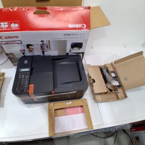 CANON PIXMA TR4720 ALL-IN-ONE WIRELESS INKJET PRINTER - BLACK (MODEL: K10546) image 2