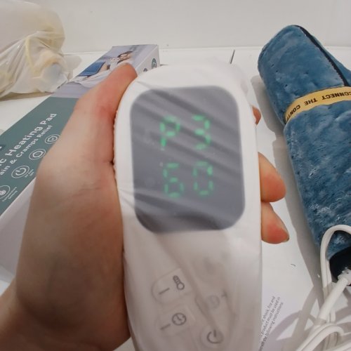 KDTI ELECTRIC HEATING PAD - 6 TEMPERATURE SETTINGS - 22.5" X 30.5" - BLUE (MODEL: K9008-13A) image 3