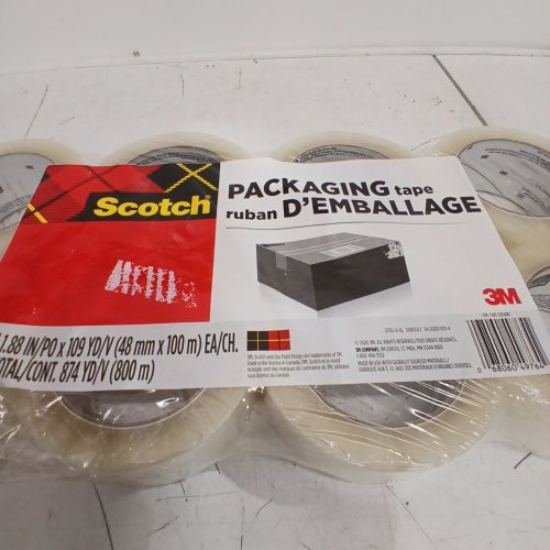 8PK SCOTCH PACKING TAPE - 1.88" X 48MM image 2