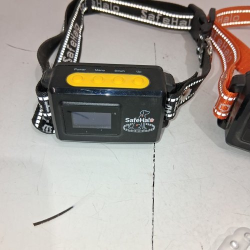 2PK SAFEHALO GPS ELECTRIC WIRELESS DOG FENCE SYSTEM - 65FT - 9840 FT/ 12"-28" - BLACK/ORANGE (MODEL: H09) image 4