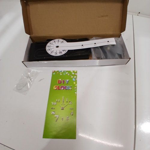 DIY CLOCK - 3D FRAMELESS WALL CLOCK (BLACK) image 2