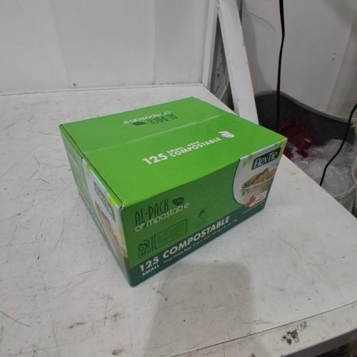 125PK AL-PACK COMPOSTABLE FLEX-TIE FOOD WASTE BAGS - SMALL (10L) image 3