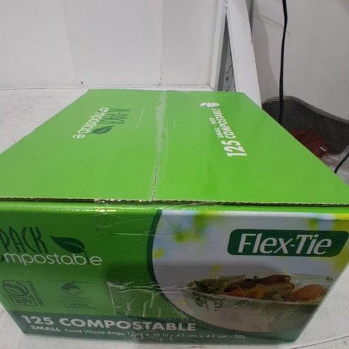 125PK AL-PACK COMPOSTABLE FLEX-TIE FOOD WASTE BAGS - SMALL (10L) image 4