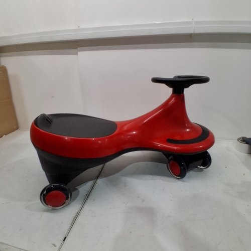 JOYANO SWING CAR WITH LED ROLLING WHEELS - RED (MODEL: SVT-005) image 2
