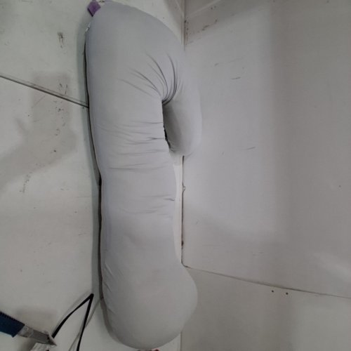 MELLOW BODYALIGN PLUS+ COOLING BODY PILLOW WITH LEG SUPPORT - GREY image 2