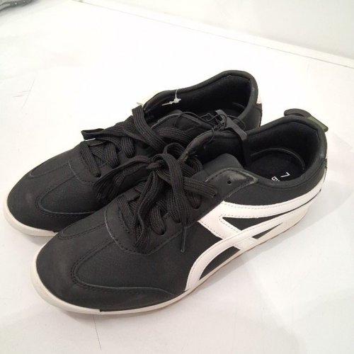 WOMEN'S NO BOUNDARIES LACE-UP CASUAL SNEAKER SHOES - 7 - BLACK/WHITE (STYLE: 22CARMW26) image 5