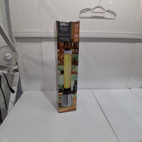 MESA INSPIRED LIVING BEVERAGE TOWER WITH REMOVABLE ICE TUBE - 2.6L - CLEAR (MODEL: 1981256) image 5