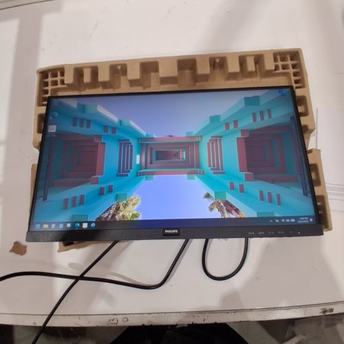 PHILIPS V-LINE 22" 1080P HD COMPUTER MONITOR - 75HZ - BLACK (MODEL: 221V8) image 2