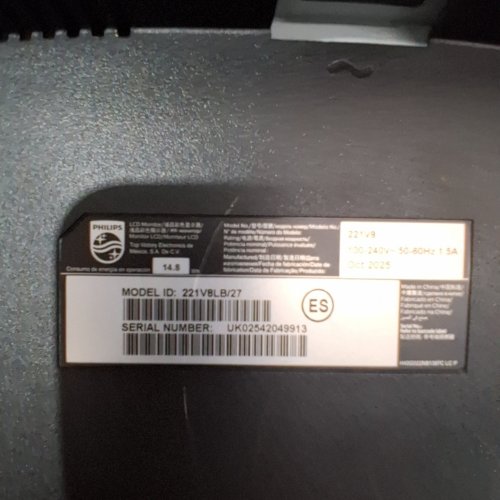 PHILIPS V-LINE 22" 1080P HD COMPUTER MONITOR - 75HZ - BLACK (MODEL: 221V8) image 5