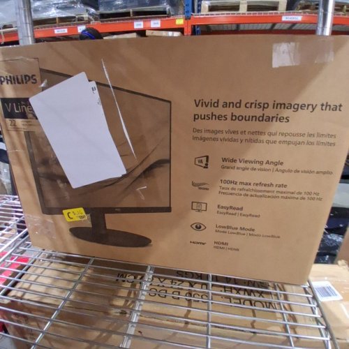 PHILIPS V-LINE 22" 1080P HD COMPUTER MONITOR - 75HZ - BLACK (MODEL: 221V8) image 6