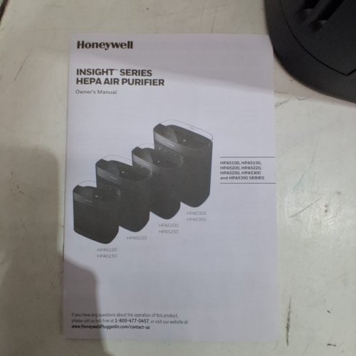 HONEYWELL INSIGHT TRUE HEPA AIR PURIFIER FOR MEDIUM-LARGE ROOM - 206SQFT - BLACK (MODEL: HPA5150BC) image 9