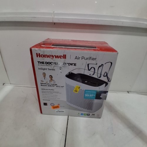 HONEYWELL INSIGHT TRUE HEPA AIR PURIFIER FOR MEDIUM-LARGE ROOM - 206SQFT - BLACK (MODEL: HPA5150BC) image 10