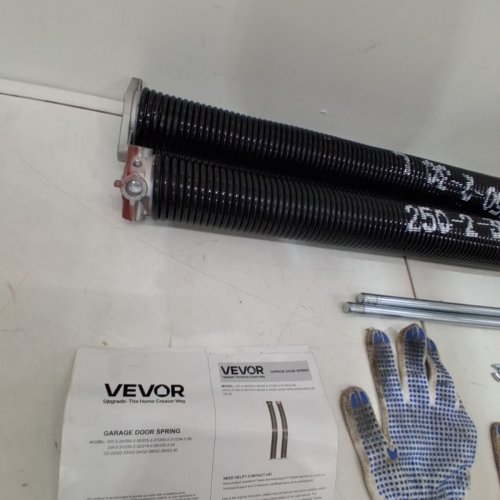 2PK UNIVERSAL GARAGE DOOR TORSION SPRINGS - 0.25" X 2" X 30" - BLACK - (MODEL : 250-2-30) image 5