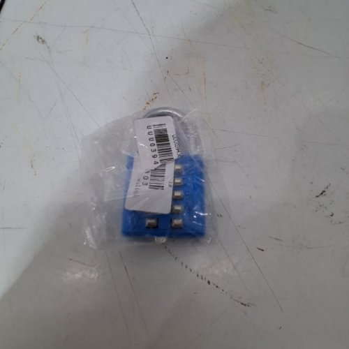 NUMBER COMBINATION PADLOCK - BLUE image 3