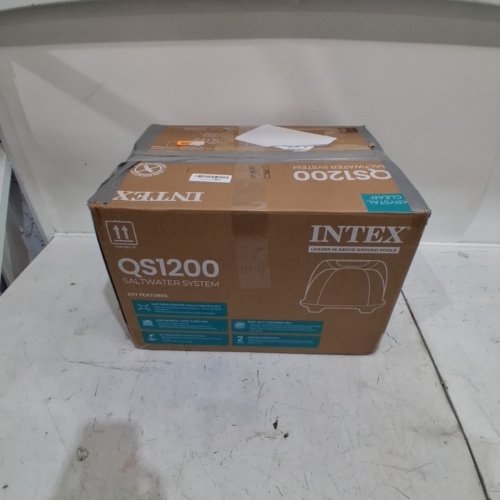 INTEX KRYSTAL CLEAR QS500 DIGITAL SALTWATER SYSTEM WITH E.C.O. FOR ABOVE GROUND POOLS UP TO 15000GAL. - 110V-120V/ REQUIRES 700-3000GPH FILTER - GREY/WHITE (MODEL: 26667EG) image 6