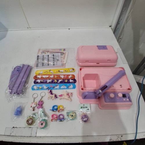 17PC KID'S UNICORN THEMED CLAW MACHINE - PINK image 3