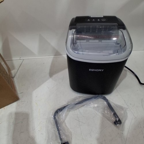 EUHOMY COUNTERTOP ICE MAKER - MAKES 26LBS/DAY - BLACK (MODEL: IM-06D) image 3
