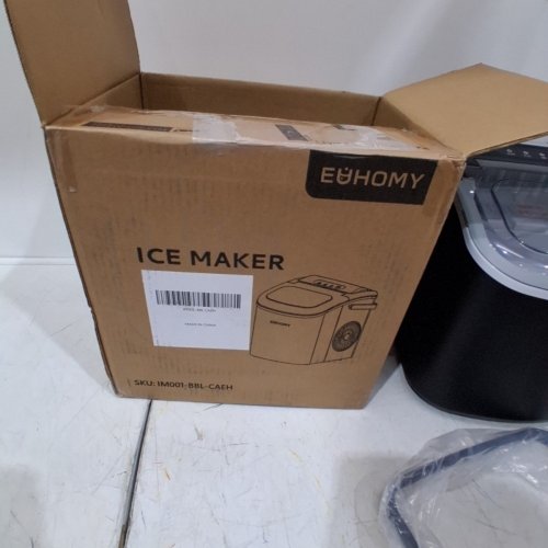 EUHOMY COUNTERTOP ICE MAKER - MAKES 26LBS/DAY - BLACK (MODEL: IM-06D) image 5
