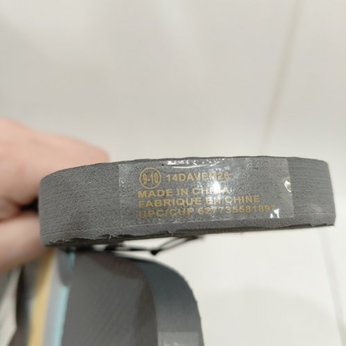 MEN'S GEORGE STRIPED FLIP FLOPS - 9-10 - GREY/YELLOW/AQUA (STYLE: 14DAVEM26) image 3