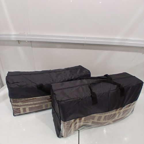 2PK DEORAB REVERSIBLE OUTDOOR AREA RUG - 9FT X 12FT - BROWN / BEIGE image 5