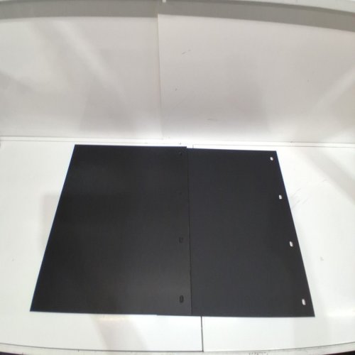 2PK BUYERS PRODUCTS UNIVERSAL SUPER DURABLE BLACK POLYMER MUDFLAPS - 24" X 18" - BLACK (MODEL: RC18PPB) image 2